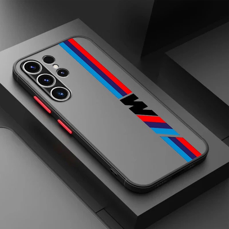 Red Blue Bars Case for Samsung Galaxy