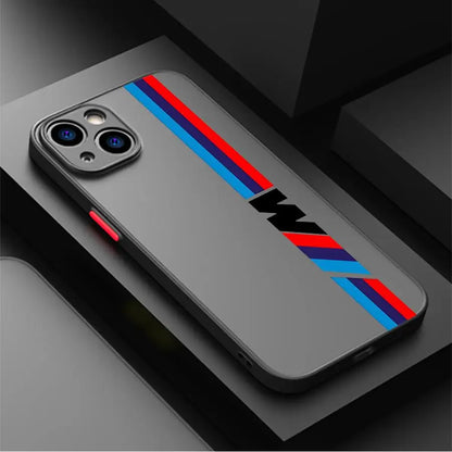 Red Blue Bars Case for iPhone