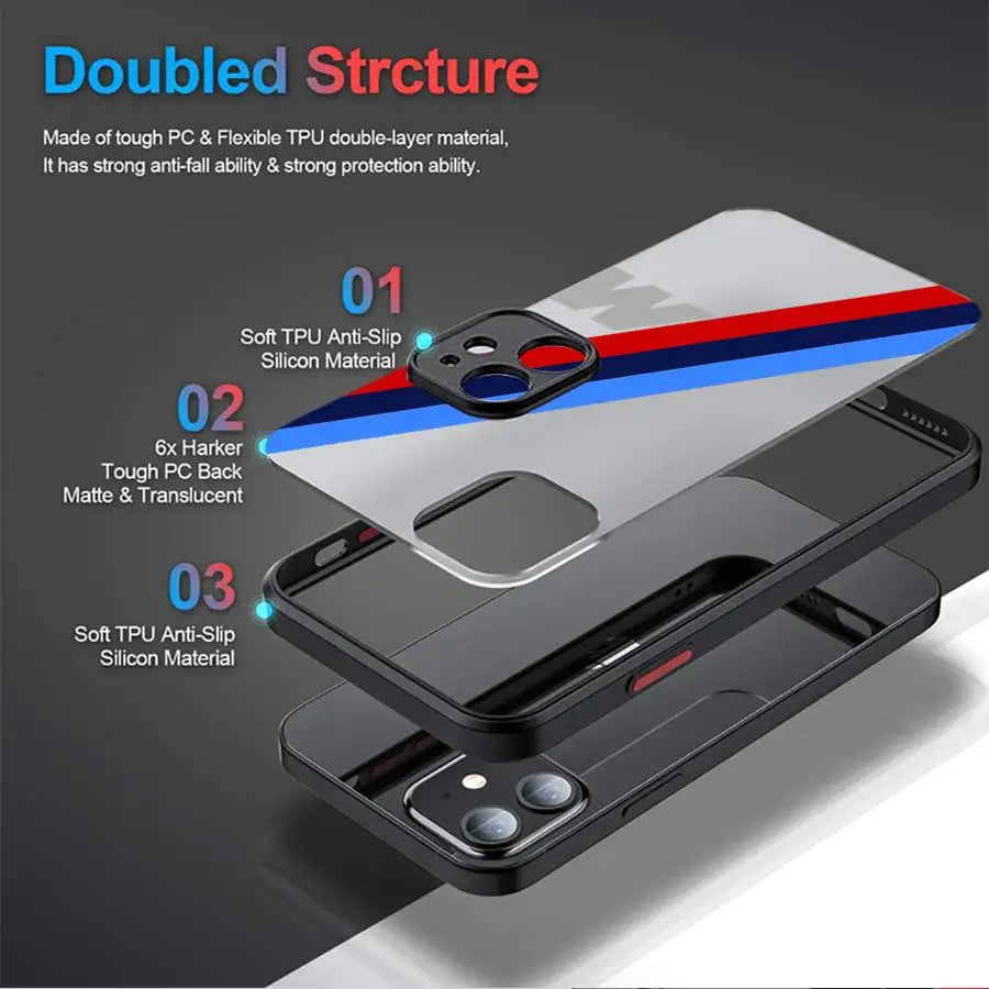 Red Blue Bars Case for iPhone